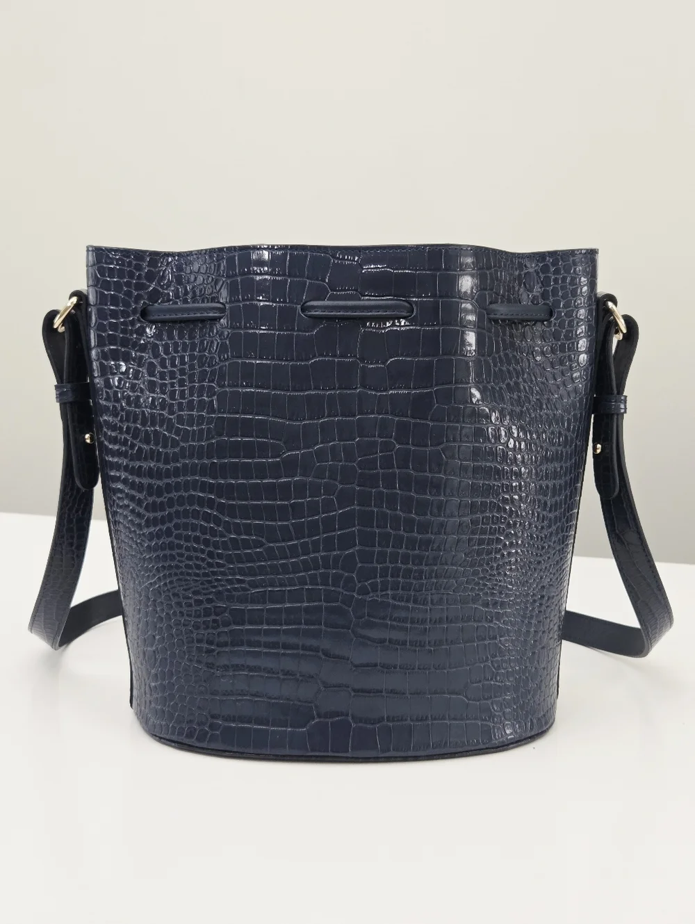 NWT SEZANE FARROW BAG - DENIM CROCO - Picture 8 of 9
